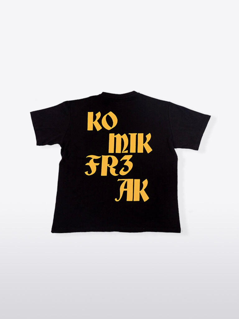 KOMIK FR3AK COLORES BLACK T-SHIRT